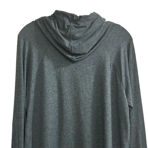 Athleta Women's Green Cowl Neck Hoodie Sweatshirt Size L Relaxed Fit - Picture 10 of 11